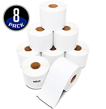 [8 Rolls, 300/Roll] Dymo 30256 Compatible Large Shipping Labels 2 5/16” X 4", Premium Adhesive & Resolution