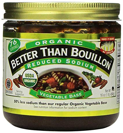 Better Than Bouillon Organic Vegetable Base 16 Oz, Reduced Sodium
