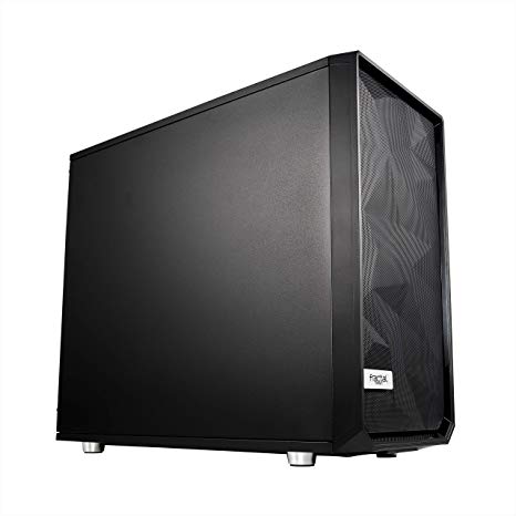Fractal Design Meshify S2 - Mid Tower Computer Case - Airflow/Performance - 3X Silent Fans and Nexus Smart Hub Included - PSU Shroud - Modular Interior - Water-Cooling Ready - USB Type C - Blackout
