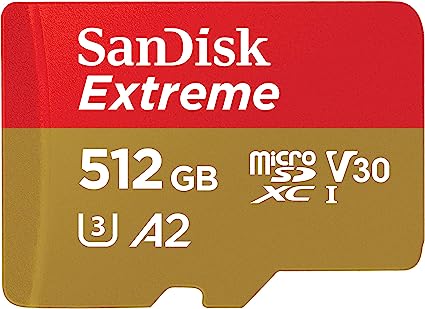 SanDisk Extreme MicroSDXC V30 U3 C10 A2 UHS-I 190MB/R 130MB/W