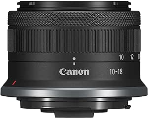 Canon RF-S10-18mm F4.5-6.3 IS STM Ultra-Wide-Angle Zoom Lens, Mirrorless, Great for Vlogging & Selfies, Compact & Lightweight, for Video, Travel, Landscapes & Interiors