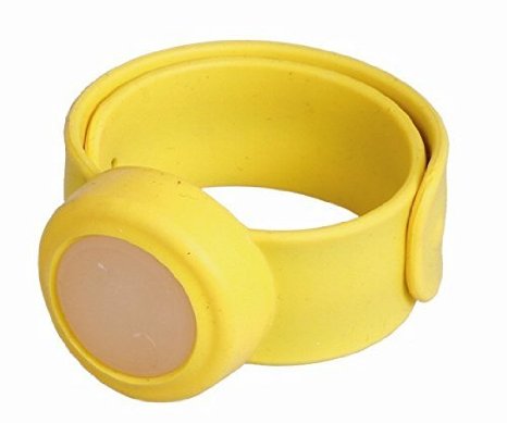 Mozgone Baby Safe Insect Repellent Snap Bracelets. Deet and Chemical Free. Citronella Is Safe and Effective Protection From Mosquitos. Enjoy Summer Without Stings! (Yellow)