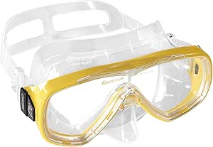 Cressi Adult Single Lens Snorkeling Diving Mask- Excellent View | Onda: made in Italy