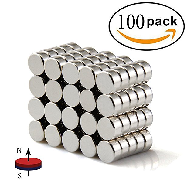 FINDMAG 100Pieces 6X3mm Premium Brushed Nickel Pawn Style Magnetic Push Pins,Fridge Magnets, Office Magnets, Dry Erase Board Magnetic pins, Whiteboard Magnets,Refrigerator Magnets