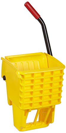 Rubbermaid Commercial FG612788YEL Side-Press Wringer for 13- to 32-ounceWaveBrake Mop Buckets, Yellow