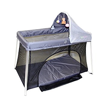 Portable Crib. The Traveling Crib, Pack n Play, Best Travel Mini Baby Crib with Canopy.