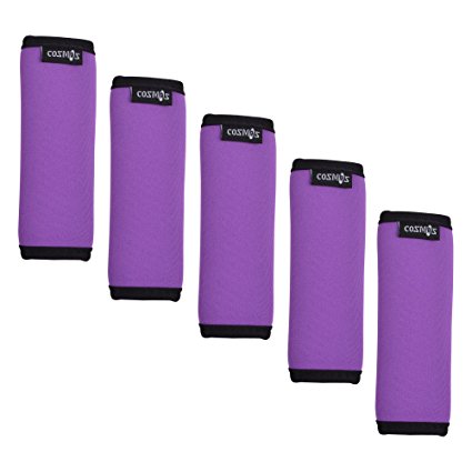 Cosmos ® Comfort Neoprene Handle Wraps/Grip for Travel Bag Luggage Suitcase - Purple