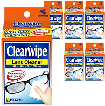 ClearWipes Lens Cleaners 6 x 20 pack