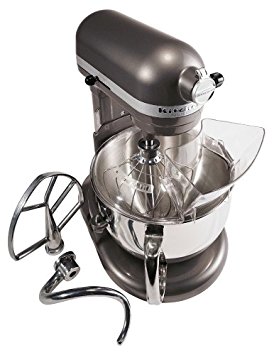 Factory-Reconditioned KitchenAid RKP26M1XPM Professional 600 6-Quart Stand Mixer, Pearl Metallic