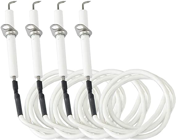 YIHAM KI501 Igniter Kit Electrode Wire Replacement Parts for Vermont Castings, Jenn Air and Other Gas Grills, 4-Pack