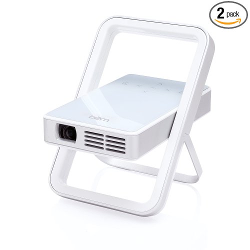 Bem Kickstand Micro, Ultra Compact, High Performance Projector, Wired and Wireless Connectivity, 1280x800 WXGA, 400 ANSI Lumens, Built-in Stereo Speaker