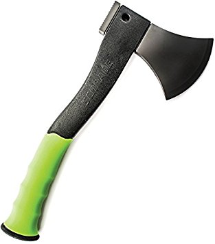 Schrade SCAXE2G Survival Hatchet Green Phosphorescent Handle