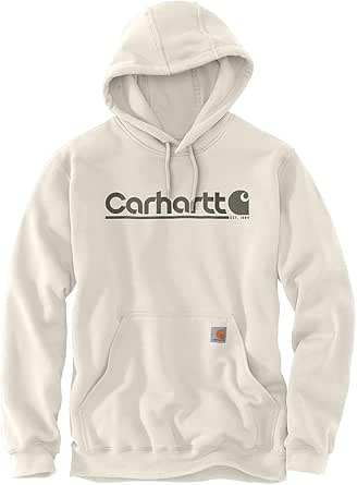 Carhartt Men's Rain Defenderloose Fit Midweight Logo Graphic Sweatshirt