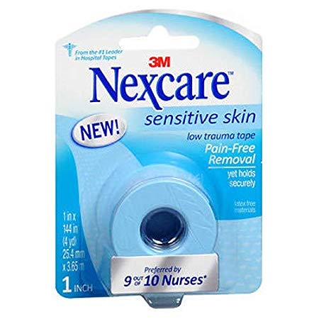 Nexcare Sensitive Skin Low Trauma Tape 1 in x 144 in 1 ea