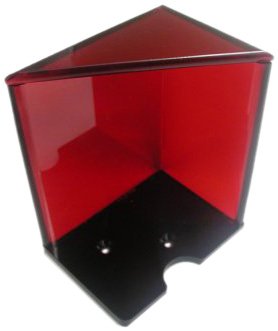Trademark 6 Deck Discard Holder (red) with Top Card Holder (Red)