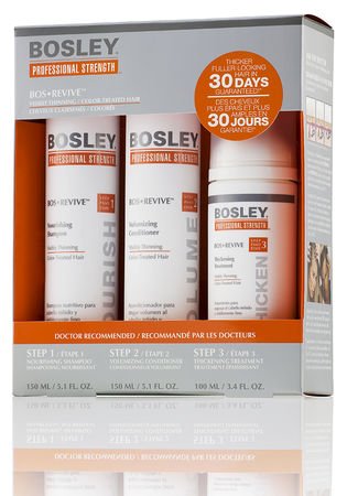 Bosley Pro Bosrevive Kit for Visible Thining hair (Color-treated hair)