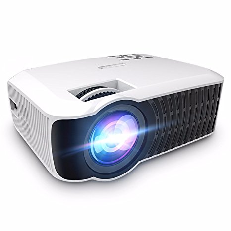 WiFi Projector,ELEGIANT 3000 Lumens Bluetooth Wireless Projector Support 1080P HDMI/USB/AV/SD/VGA,Max 120'' Display,Portable LCD LED Mini Projector for Home Theater Cinema Video Games