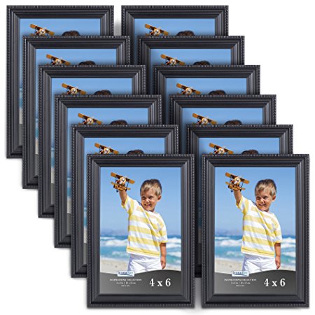 Icona Bay 4 by 6 Inch Picture Frames, 12 Pack