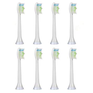 Generic Compatible Replacement Toothbrush Heads Compatible for Philips Sonicare HX6064 Diamond Clean Toothbrush HX6064 (white, 2pack)