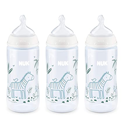 NUK Smooth Flow Anti-Colic Bottle, 10 Oz, 3 Pack