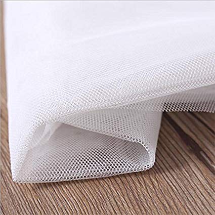 Shatex DIY Fabric 60"-W x 15'-L Mosquito Netting, Indoor and Outdoor Use, Insect Protection Repellent, Insect Pest Barrier Netting, White