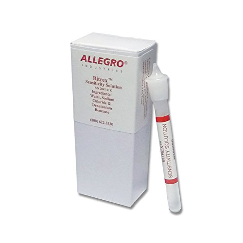 Allegro Industries 2041‐11K Bitter Sensitivity Solution, One Size (Pack of 6)