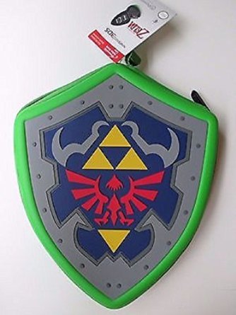 Zelda 3DS XL Case Hylian Shield Case The Legend of Zelda Hard Pouch Nintendo 3DS PowerA