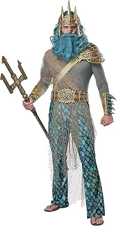 California Costumes God of The Sea Poseidon Men's Costume Medium 40-42 Blue