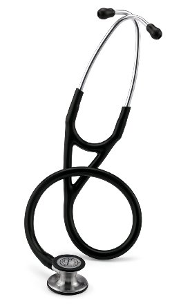 3M Littmann 6152 Cardiology IV Stethoscope, Standard-Finish Chestpiece, 27", Black Tube