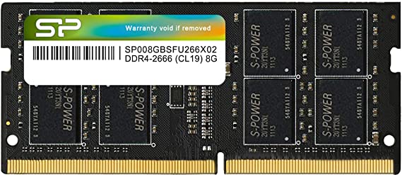 Silicon Power DDR4 8GB 2666 MHz RAM CL19 260-pin Laptop Memory