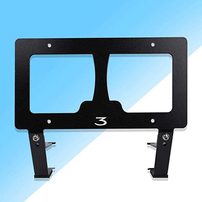 Auto Rover Tesla Model 3 Front License Plate Mount Holder License Bracket Mounting |No Drilling| |No Holes|, Comes with Two Kinds Stainless Steel Screws