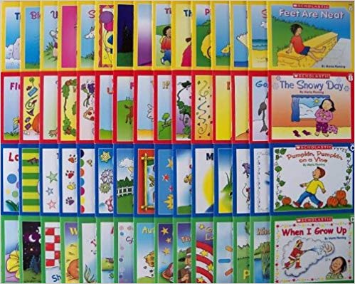 60 Scholastic Easy Leveled Readers Phonics Early Guided Reading Lot (15 Books Per Levels A, B, C, and D) (Little Leveled Readers)