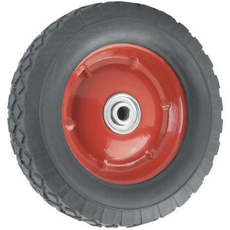 Replacement Wheel with Offset Steel Hub  - 8-Inch x 1-3/4-Inch -  60 lb. Load Capacity  -  For use on Wheelbarrows, Wagons, Carts, & Many Other Products