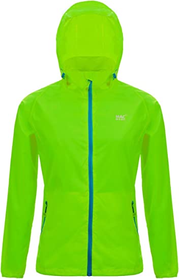 Mac in a Sac Unisex Neon Waterproof Packable Jacket