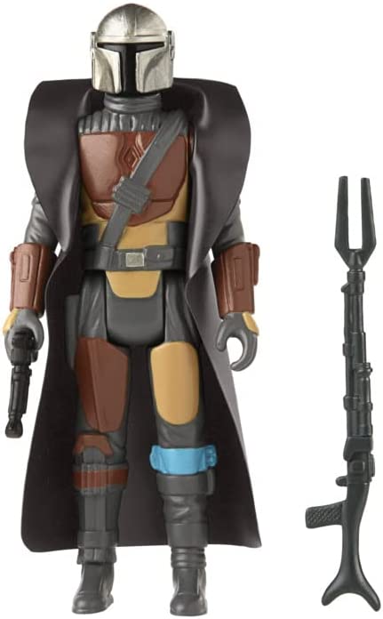 Star Wars Retro Collection The Mandalorian Toy 3.75-Inch-Scale Collectible Action Figure with Accessories, Toys for Kids Ages 4 and Up