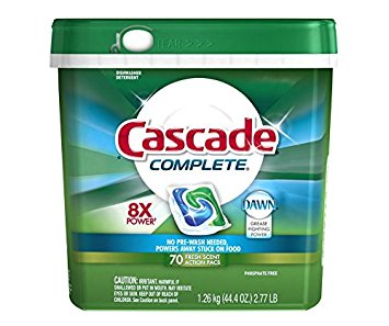 Cascade Complete Actionpacs, Fresh, 70 Count