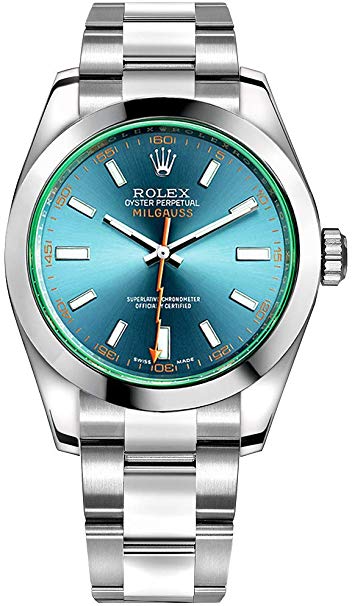 Rolex Milgauss 116400GV Z-Blue dial Stainless Steel Case & Oyster Bracelet