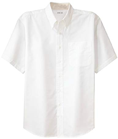 Joe's USA Men's Short Sleeve Wrinkle Resistant Easy Care Shirts in 32 Colors. Sizes XS-6XL