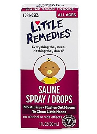 Little Remedies Little Noses Saline newborn to adult Spray/Drops - 1 pk
