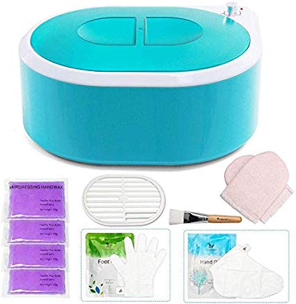 YOURSMART Paraffin Wax Machine For Hand and Feet, Spa Wax Warmer Quick-Heating Paraffin Bath with Refill Thermal Mitts Gloves Silicone Brush for Keep Warmer Function & Make Skin Fair and Shiny