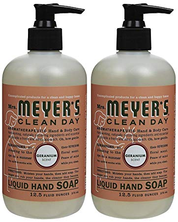 Liquid Hand Soap, Geranium, 12.5 oz, 2 pk