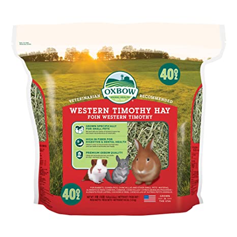 Oxbow Western Timothy Hay, 40-Ounce Bag
