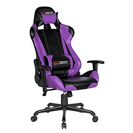 OPSEAT Master Series PC Gaming Chair Racing Seat Computer Gaming Desk Chair (Purple)