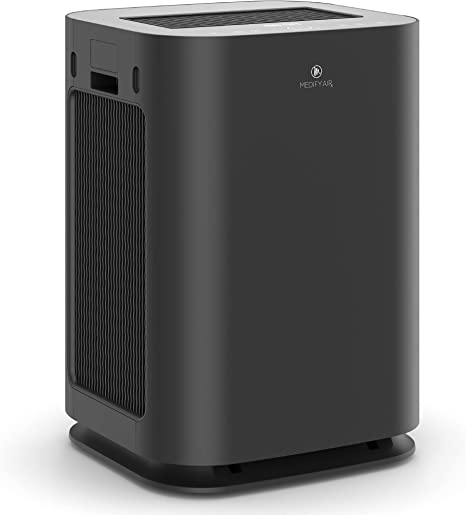 Medify MA-125 Air Purifier with True HEPA H14 Filter | 2,051 sq ft Coverage | for Allergens, Wildfire Smoke, Dust, Odors, Pollen, Pet Dander | Quiet 99.99% Removal to 0.1 Microns | Black, 1-Pack