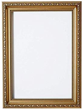 Ornate Shabby Chic Picture/Photo/Poster frame - With an MDF backing board - Ready to hang - With a High Clarity Styrene Shatterproof Perspex Sheet Gold - 36" x 24"
