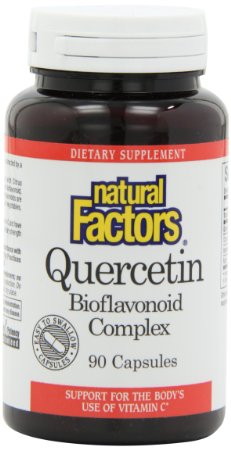 Natural Factors Quercetin Bioflavonoid 235 mg Capsules, 90-Count
