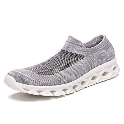 Socks Walking Shoes Women Men - Fashion Causal Lightweight Breathable Mesh Slip On Running Sneakers