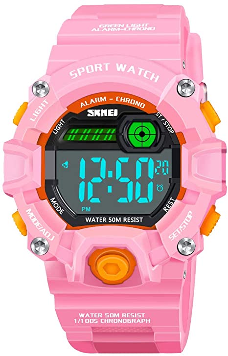 ATOPDREAM 50M Waterproof Sport Digital Watches for Kids