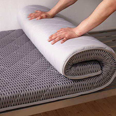 VIVOCFuton Sleeping Tatami Floor Mat, Breathable Futon Tatami Mattress Pad Soft Thick Japanese for Student Dormitory Mattress-b Twin