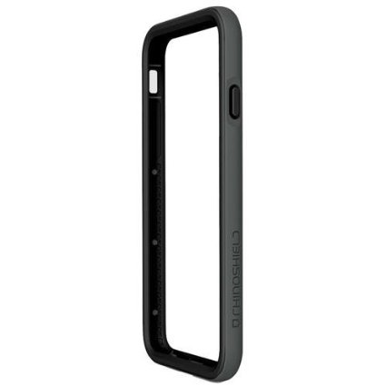 iPhone 6s Plus Case [Black] RhinoShield CrashGuard Bumper [11 Ft Drop Tested] No Bulk [EggDrop Technology] Thin Lightweight Protection [Includes Back Transparent Skin] Also fits iPhone 6 Plus